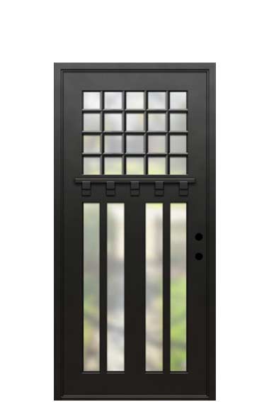 single entry iron doors Kansas