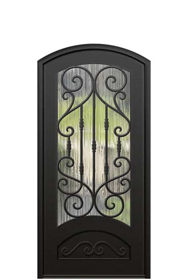 single entry iron doors Kansas