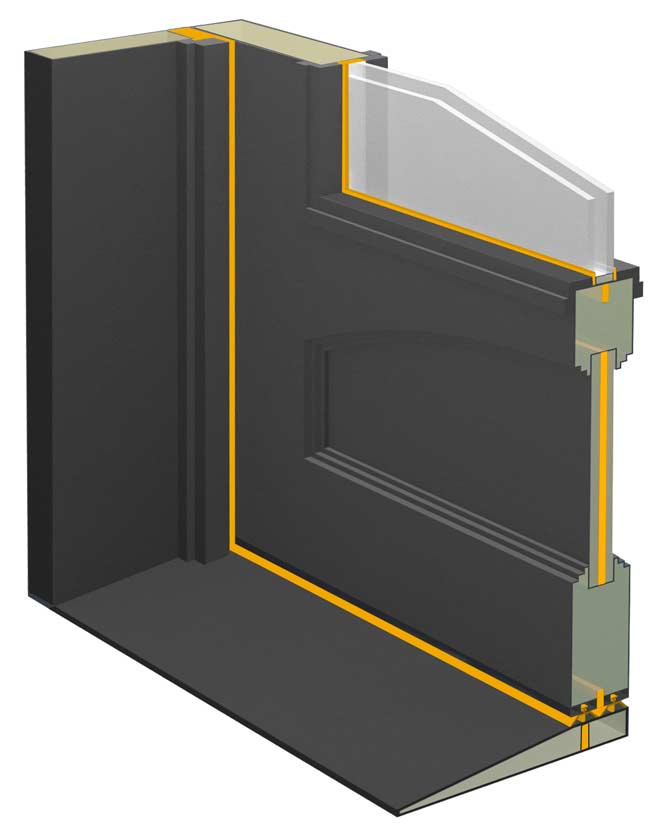 iron door thermal break option