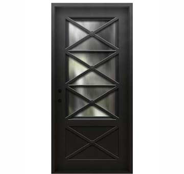 single entry iron doors wrought iron Wichita Kansas